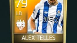 Alex Telles 79 OVR Fifa Mobile TOTW 6