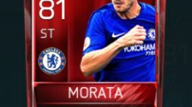 Álvaro Morata 81 OVR Fifa Mobile Base Elite Player