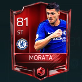 Álvaro Morata 81 OVR Fifa Mobile Base Elite Player