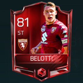 Andrea Belotti 81 OVR Fifa Mobile Base Elite Player