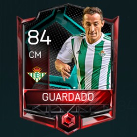 Andrés Guardado 84 OVR Fifa Mobile La Liga Rivalries Player