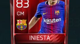 Andrés Iniesta 83 OVR Fifa Mobile Base Elite Player