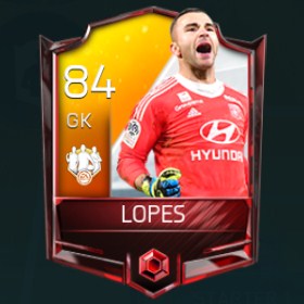 Anthony Lopes 84 OVR Fifa Mobile TOTW Player