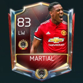 Anthony Martial 83 OVR FIfa Mobile TOP 250 VS Attack Player
