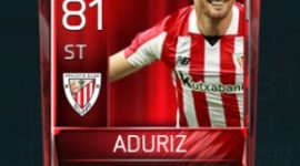 Aritz Aduriz 81 OVR Fifa Mobile Base Elite Player