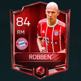 Arjen Robben 84 OVR Fifa Mobile Base Elite Player