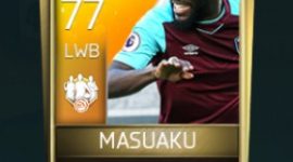 Arthur Masuaku 77 OVR Fifa Mobile TOTW Player