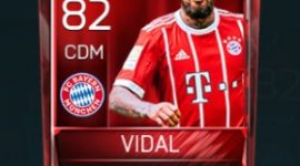 Arturo Vidal 82 OVR Fifa Mobile Base Elite Player