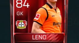 Bernd Leno 84 OVR Fifa Mobile Base Elite Player