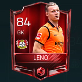 Bernd Leno 84 OVR Fifa Mobile Base Elite Player