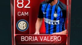Borja Valero 82 OVR Fifa Mobile Base Elite Player