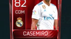 Casemiro 82 OVR Fifa Mobile Base Elite Player