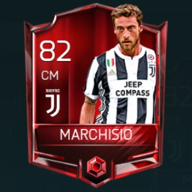 Claudio Marchisio 82 OVR Fifa Mobile Base Elite Player