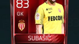 Danijel Subašić 83 OVR Fifa Mobile Base Elite Player