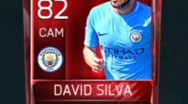 David Silva 82 OVR Fifa Mobile Base Elite Player