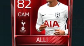 Dele Alli 82 OVR Fifa Mobile Base Elite Player