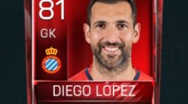Diego López 81 OVR Fifa Mobile Base Elite Player