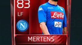 Dries Mertens 83 OVR Fifa Mobile Base Elite Player