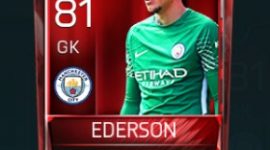 Ederson 81 OVR Fifa Mobile Base Elite Player