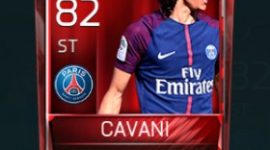 Edinson Cavani 82 OVR Fifa Mobile Base Elite Player