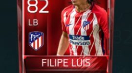 Filipe Luís 82 OVR Fifa Mobile Base Elite Player