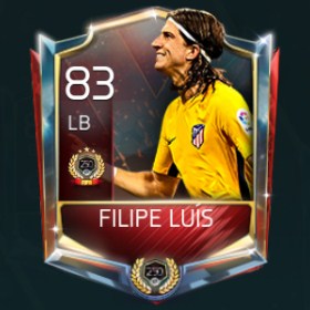 Filipe Luís 83 OVR FIfa Mobile TOP 250 VS Attack Player