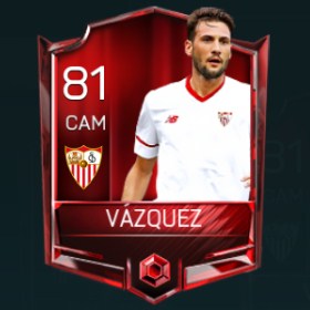 Franco Vázquez 81 OVR Fifa Mobile Base Elite Player