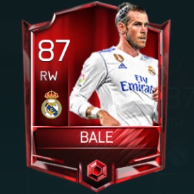 Gareth Bale 87 OVR Fifa Mobile Base Elite