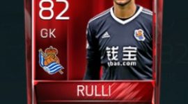 Gerónimo Rulli 82 OVR Fifa Mobile Base Elite Player