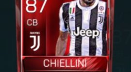 Giorgio Chiellini 87 OVR Fifa Mobile Base Elite