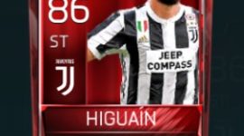 Gonzalo Higuaín 86 OVR Fifa Mobile Base Elite