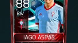 Iago Aspas 88 OVR Fifa Mobile La Liga Rivalries Player