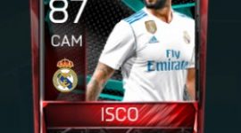 Isco 87 OVR Fifa Mobile La Liga Rivalries Player