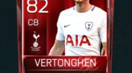 Jan Vertonghen 82 OVR Fifa Mobile Base Elite Player