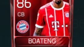 Jérôme Boateng 86 OVR Fifa Mobile Base Elite