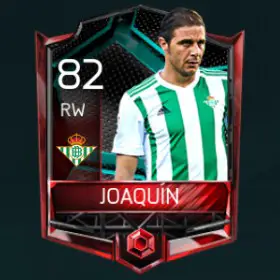 Joaquín 82 OVR Fifa Mobile La Liga Rivalries Player