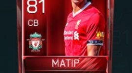 Joël Matip 81 OVR Fifa Mobile Base Elite Player