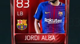 Jordi Alba 83 OVR Fifa Mobile Base Elite Player