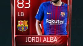 Jordi Alba 83 OVR Fifa Mobile Base Elite Player