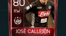 José Callejón 80 OVR Fifa Mobile Tournament Player