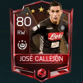 José Callejón 80 OVR Fifa Mobile Tournament Player