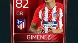 José Giménez 82 OVR Fifa Mobile Base Elite Player