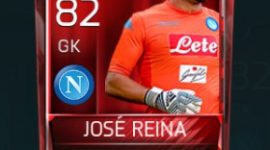 José Reina 82 OVR Fifa Mobile Base Elite Player