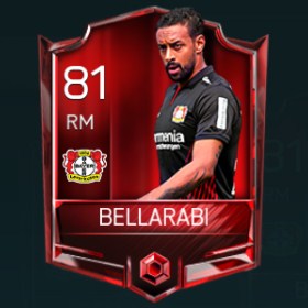 Karim Bellarabi 81 OVR Fifa Mobile Base Elite Player