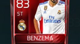 Karim Benzema 83 OVR Fifa Mobile Base Elite Player