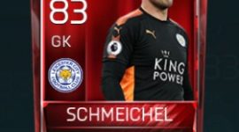 Kasper Schmeichel 83 OVR Fifa Mobile Base Elite Player