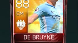 Kevin De Bruyne 88 OVR Fifa Mobile TOTW Player