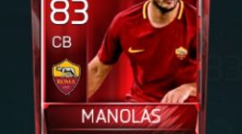 Kostas Manolas 83 OVR Fifa Mobile Base Elite Player