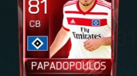 Kyriakos Papadopoulos 81 OVR Fifa Mobile Base Elite Player