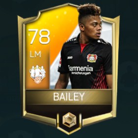 Leon Bailey 78 OVR Fifa Mobile TOTW Player